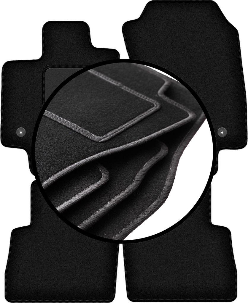 Komplettset Veloursmatten für: Lexus NX II 0 (2021-)