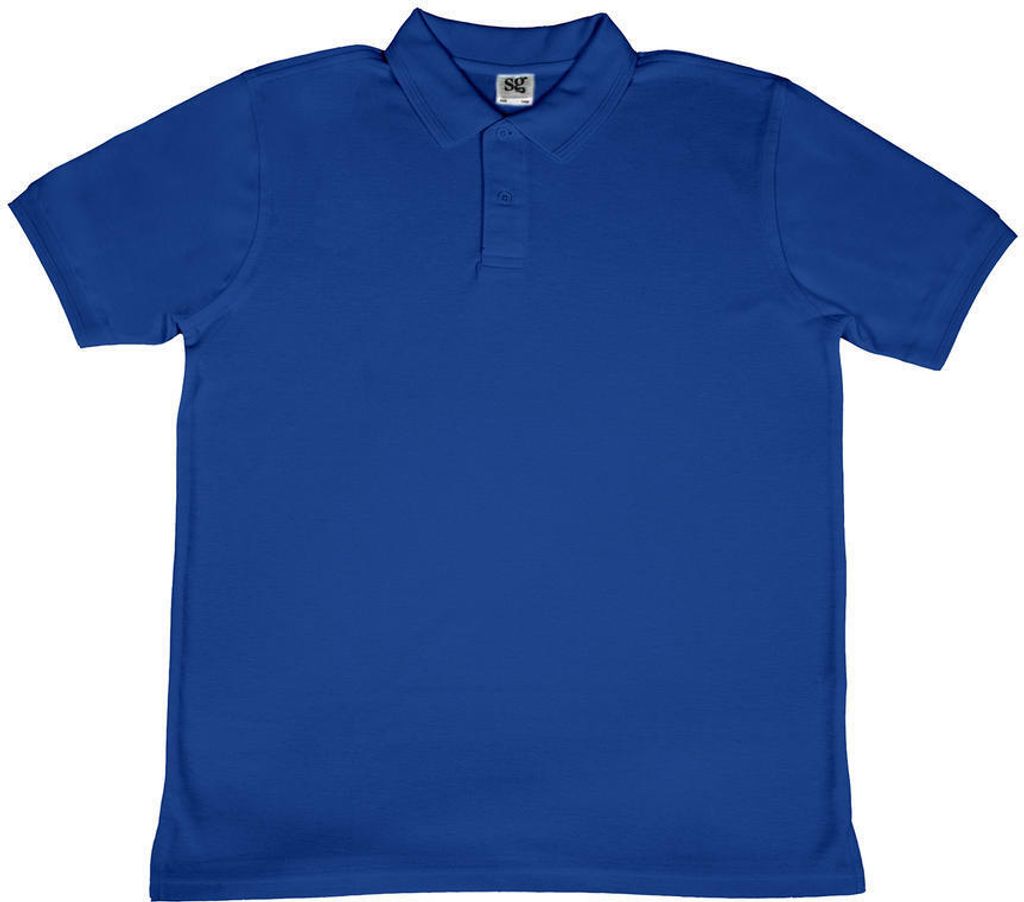SG SG59 | Men's Poly Baumwolle Poloshirt für Herren - Farbe: Royal Blue - Größe: 3XL