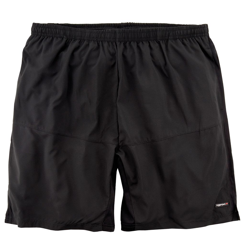North Latitude Sport-Shorts schwarz Übergröße