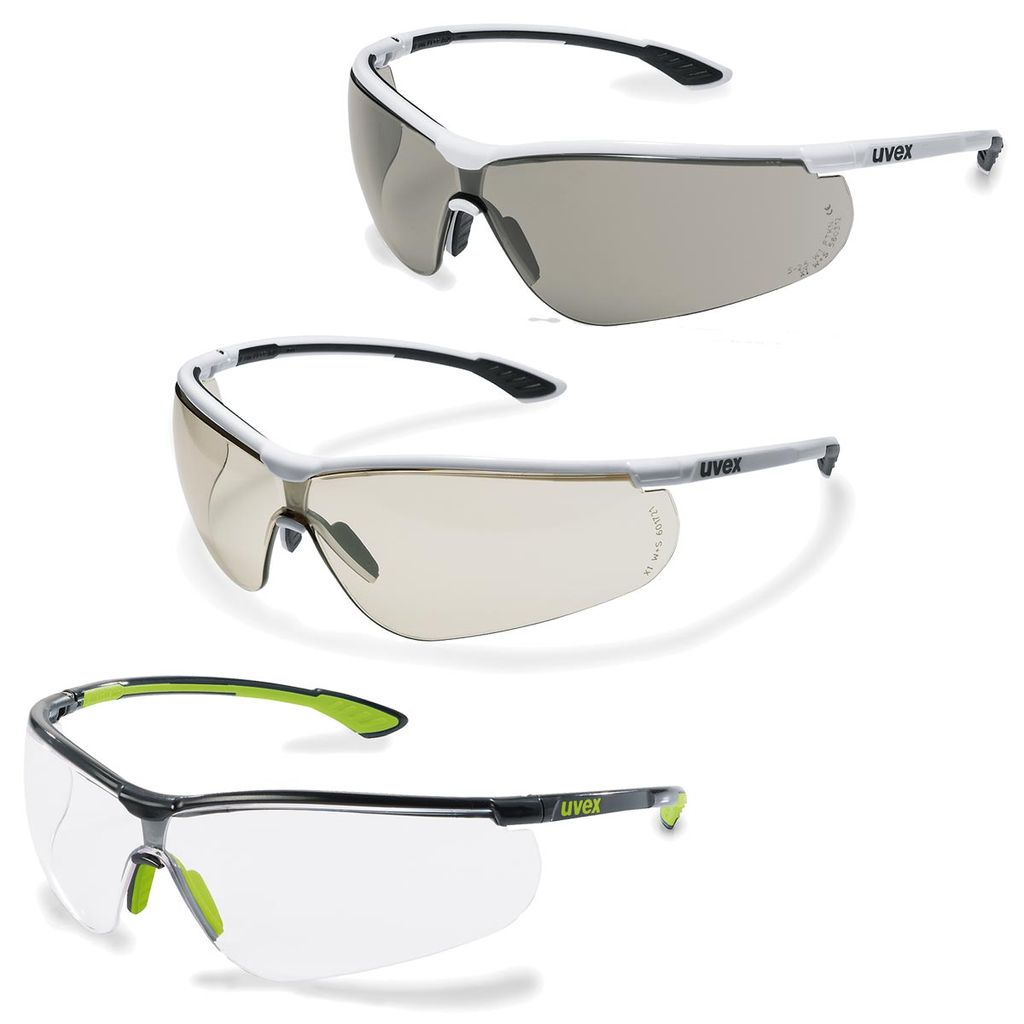 uvex Bügelbrille sportstyle klar federleichte Schutzbrille in sportivem Design 