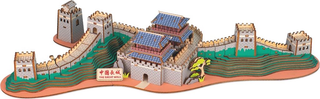 Woodcraft Holz 3D Puzzle Chinesische Mauer