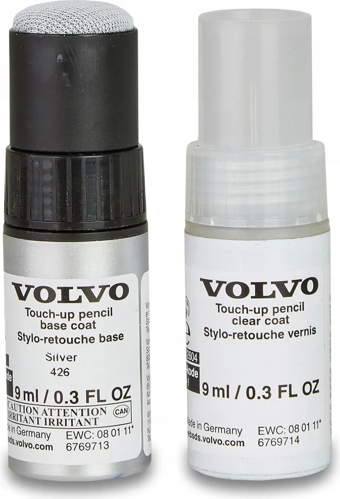 Kit retouche carrosserie Volvo Argent 426 pour éclats et rayures