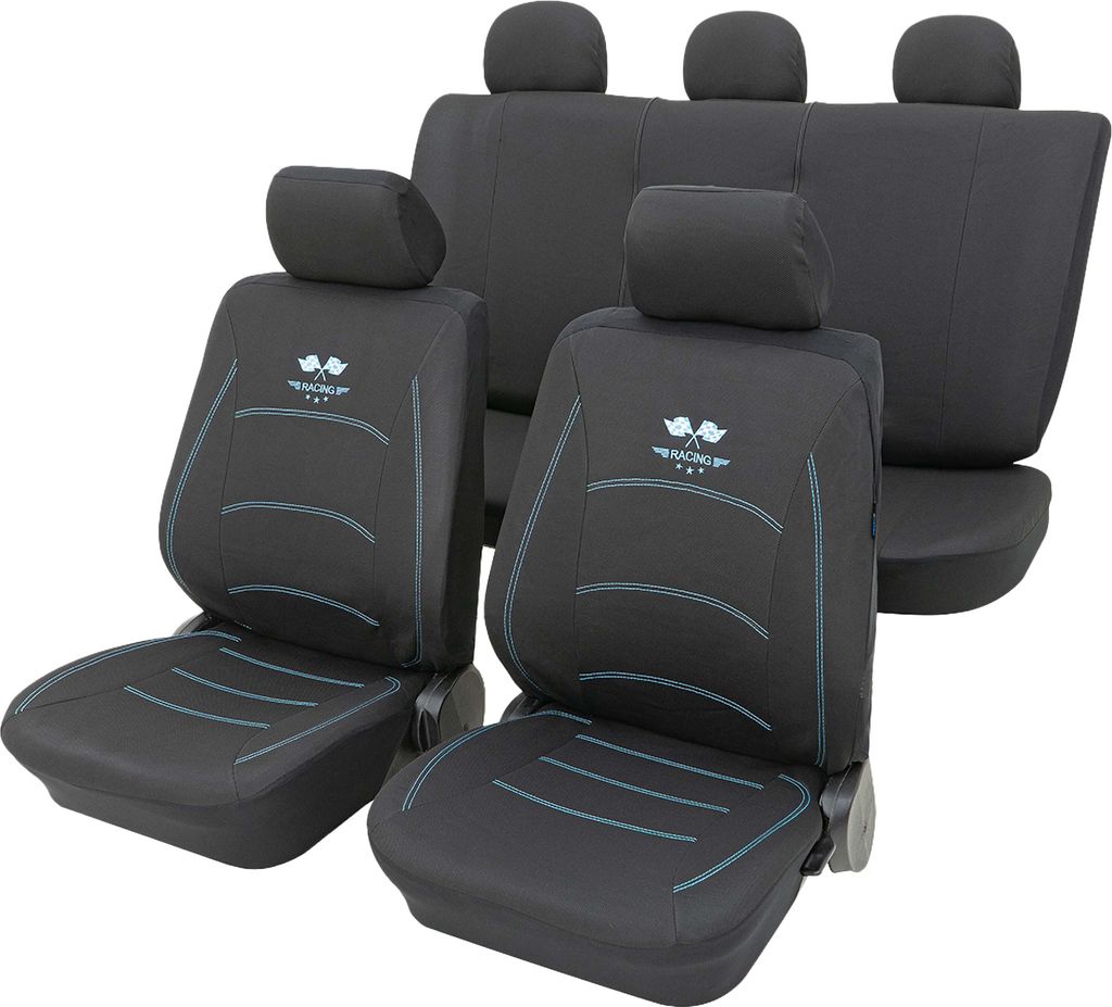 Auto Sitzbezüge Universal Komplett Set 11-teilig - Racing Produktbild 