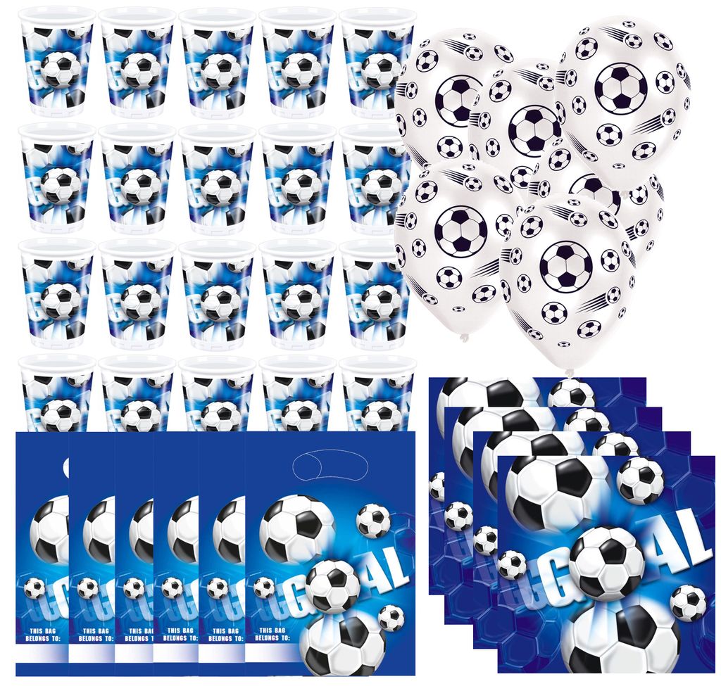 Fußball - Kindergeburtstags-Set (82-teilig) Becher Produktbild 