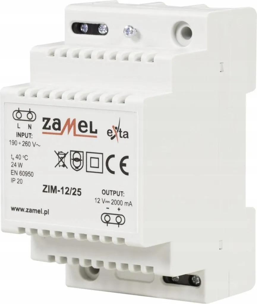 Alimentation 12V stable ZIM-12/25 Zamel pour éviter les pannes de DC