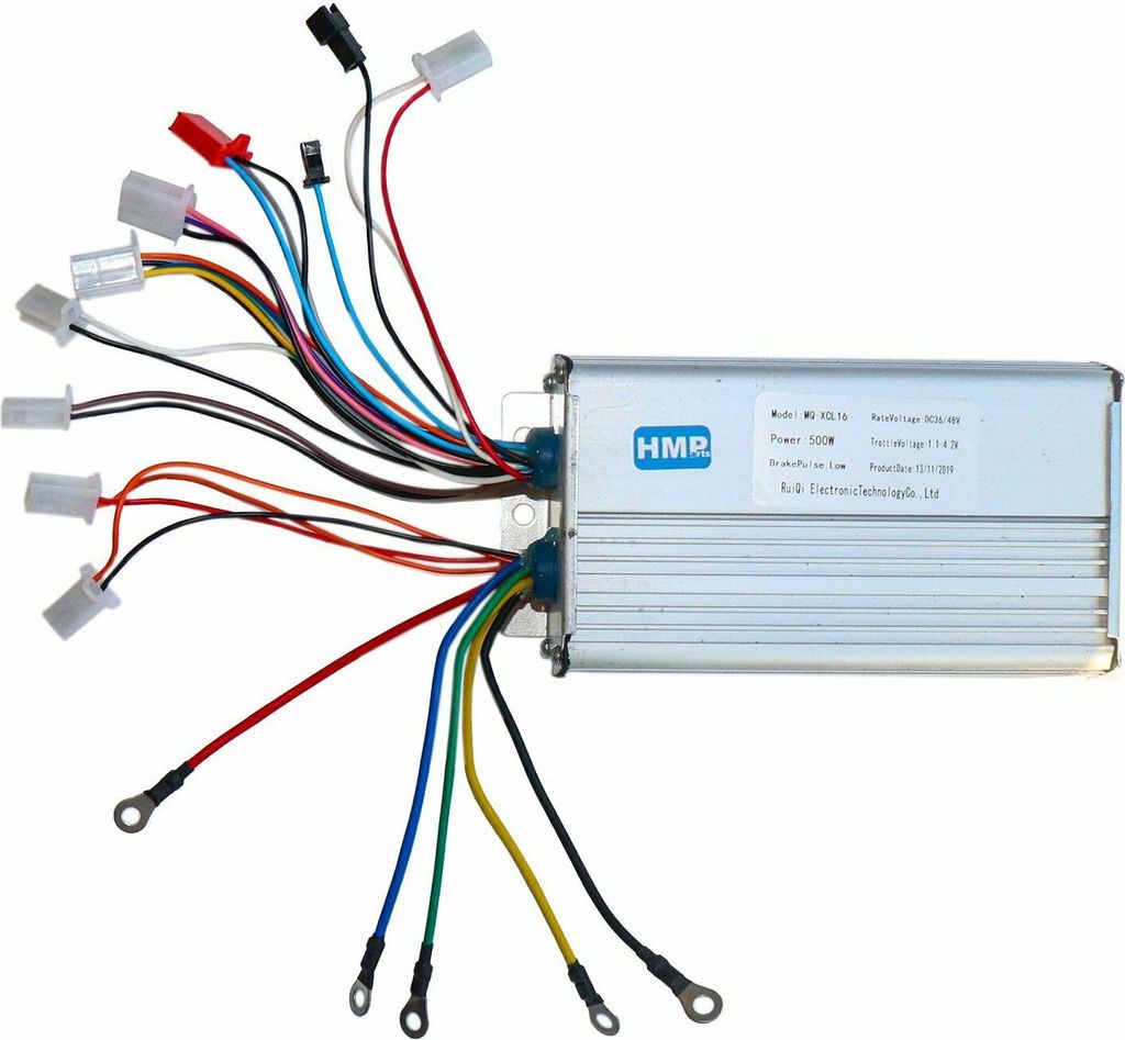 Steuergerät Controller 36V / 48V 500W MQ-XCL-16 E Scooter E Bike HMParts