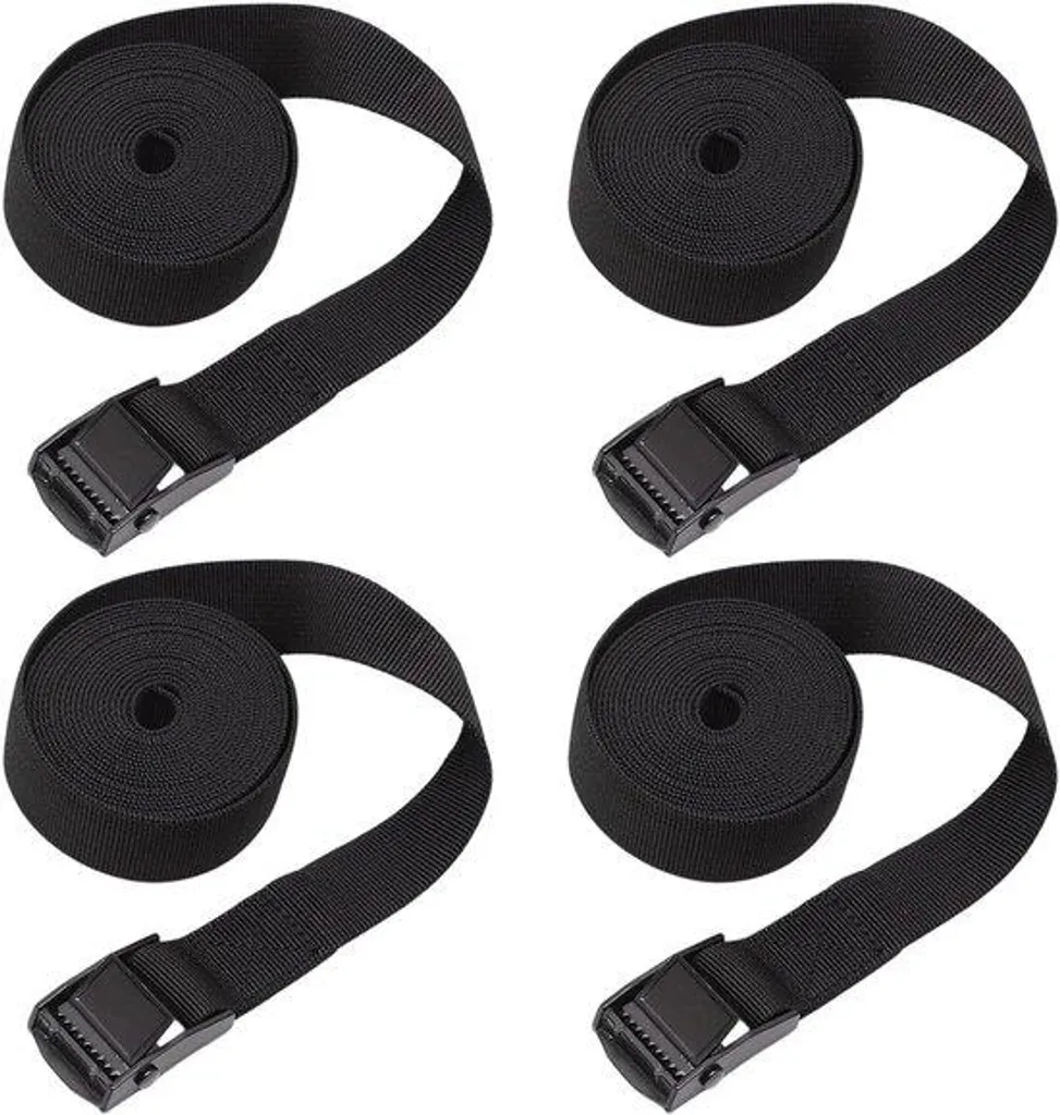 Sangle d'arrimage pour porte-vélo et coffre de voiture avec molette