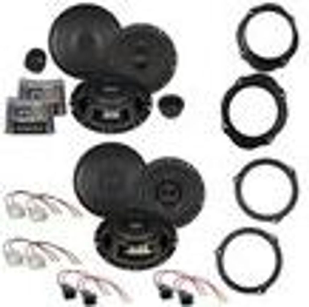 CRUNCH DSX6.2C DSX62 Lautsprecher Einbauset Ford Focus 2 C-Max Kuga vorne hinten