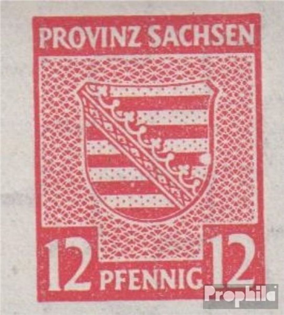 Briefmarken Sowjetische Zone (All.Bes.) 1946 Mi 71II, weißer Fleck im Wappenband (Feld 71) postfrisch Provinzwappen