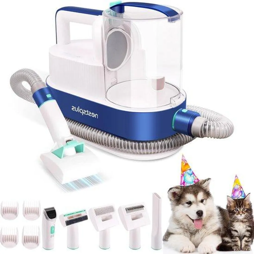 Kit toilettage 10000Pa avec tondeuse et réservoir 25L grande capacité