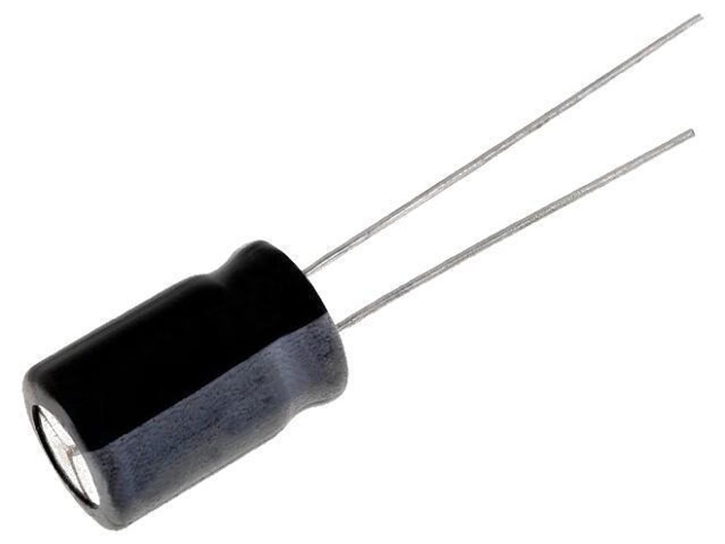 Elektrolytkondensator, 470μF, 25V, 105°C, ±1%, radial, THT