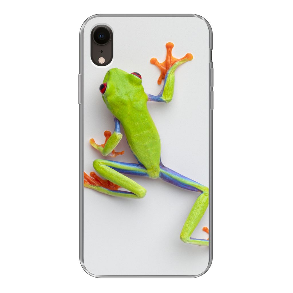 MuchoWow® Handyhülle Schutzhülle Hülle für iPhone XR Frosch Produktbild 