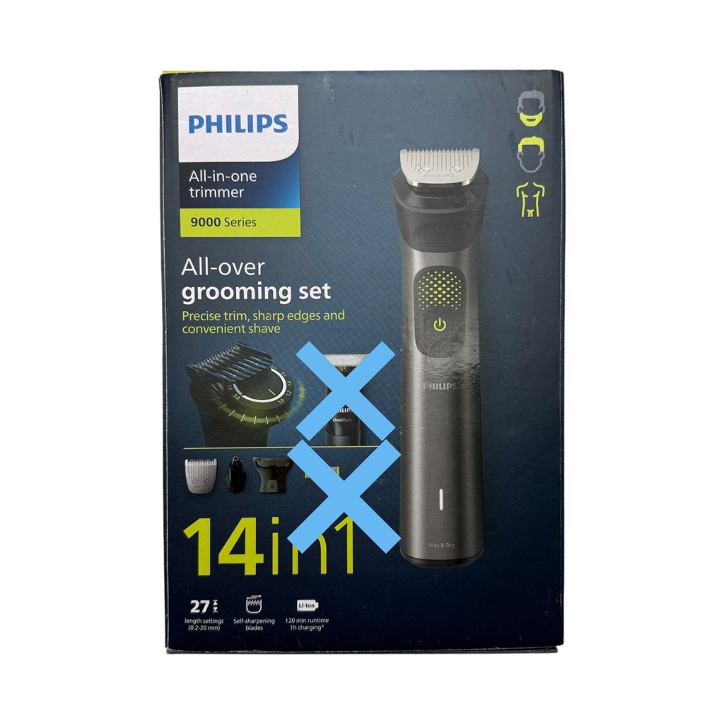 Philips Multigroom Series 9000, trymer do brody i maszynka Zdjęcie produktu 