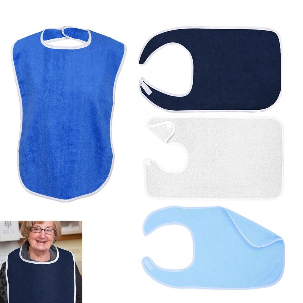 4er Set wasserdichte Lätzchen für Erwachsene (75×45 cm) – Produktbild 