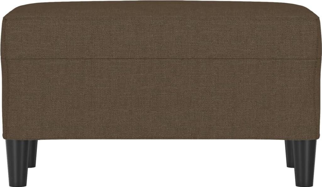 (Design 2026) Sitzbank Braun 70x35x41cm Stoff - HOMMIE 268872 - Sitztruhen