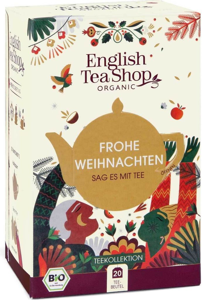ETS - Teegeschenk "Frohe Weihnachten", personalisierbar, Produktbild 