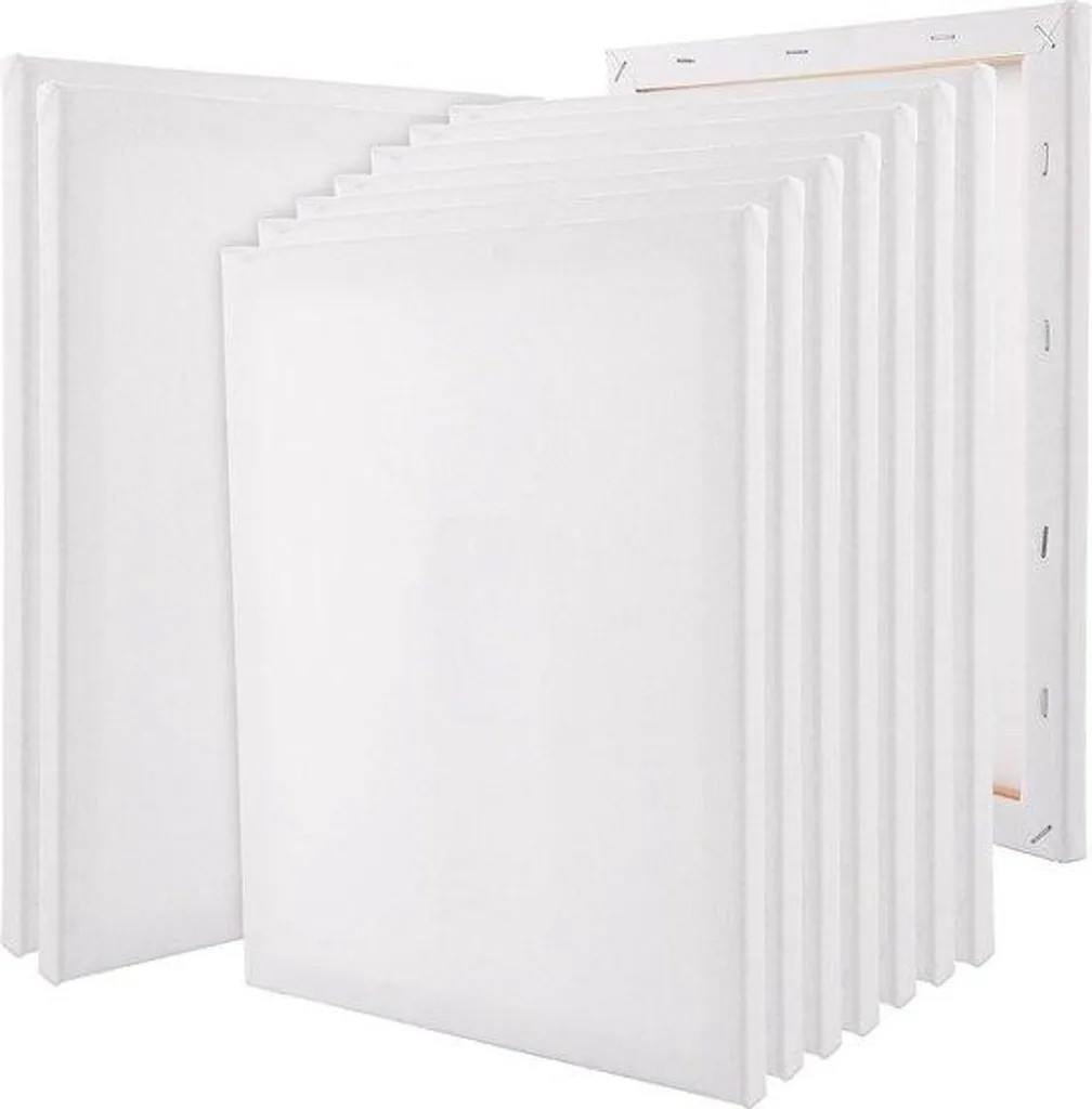 Châssis entoilés 24 x 30 cm pack de 10 pour huile et acrylique
