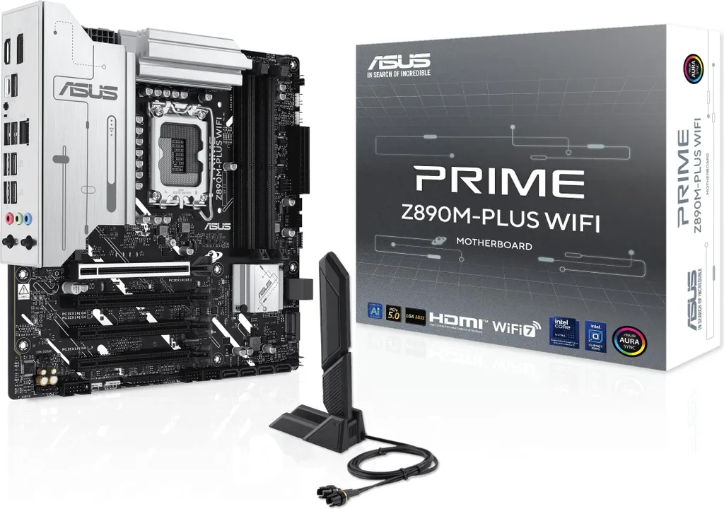 Carte Mère ASUS PRIME Z890M-PLUS WIFI pour Création et Gaming en DDR5