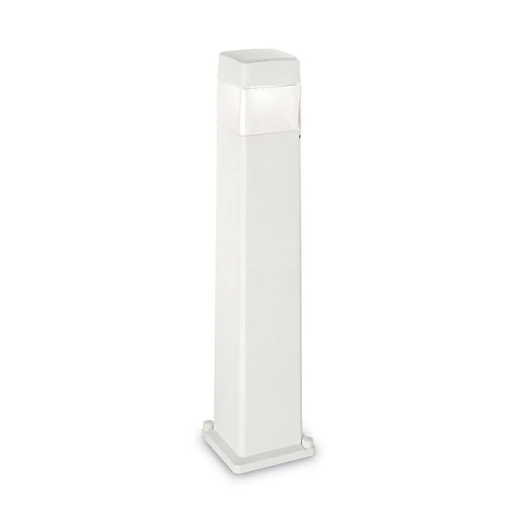 Éclairage de Terrasse Design : Lampadaire Ideal Lux Elisa PT1 Blanc