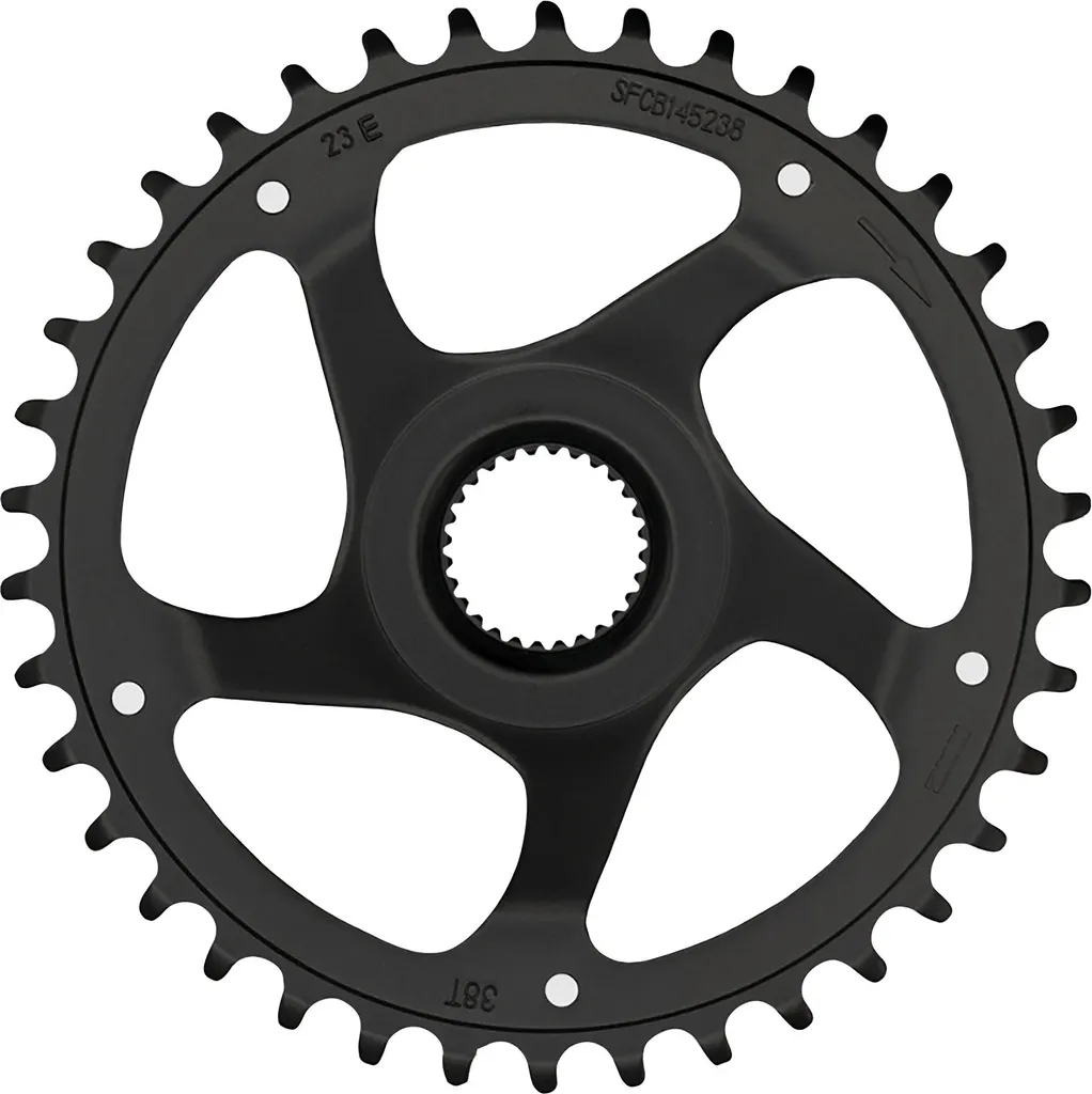 KMC plateau 40T CrMo 11/128 noir - Ligne de chaîne 52,0 mm de large