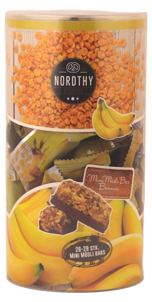 Nordthy Mini Müsli Bar Banane 26 Stk. 350g Produktbild 