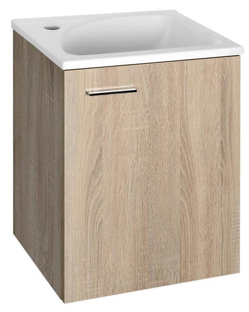 Aqualine ZOJA/KERAMIA FRESH Unterschrank 40x50x32cm, Platineiche
