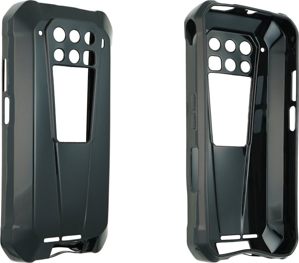 caseroxx Schutz-Hülle TPU-Hülle kompatibel mit Unihertz Tank 3 Pro, Gummi Handy Tasche schwarz