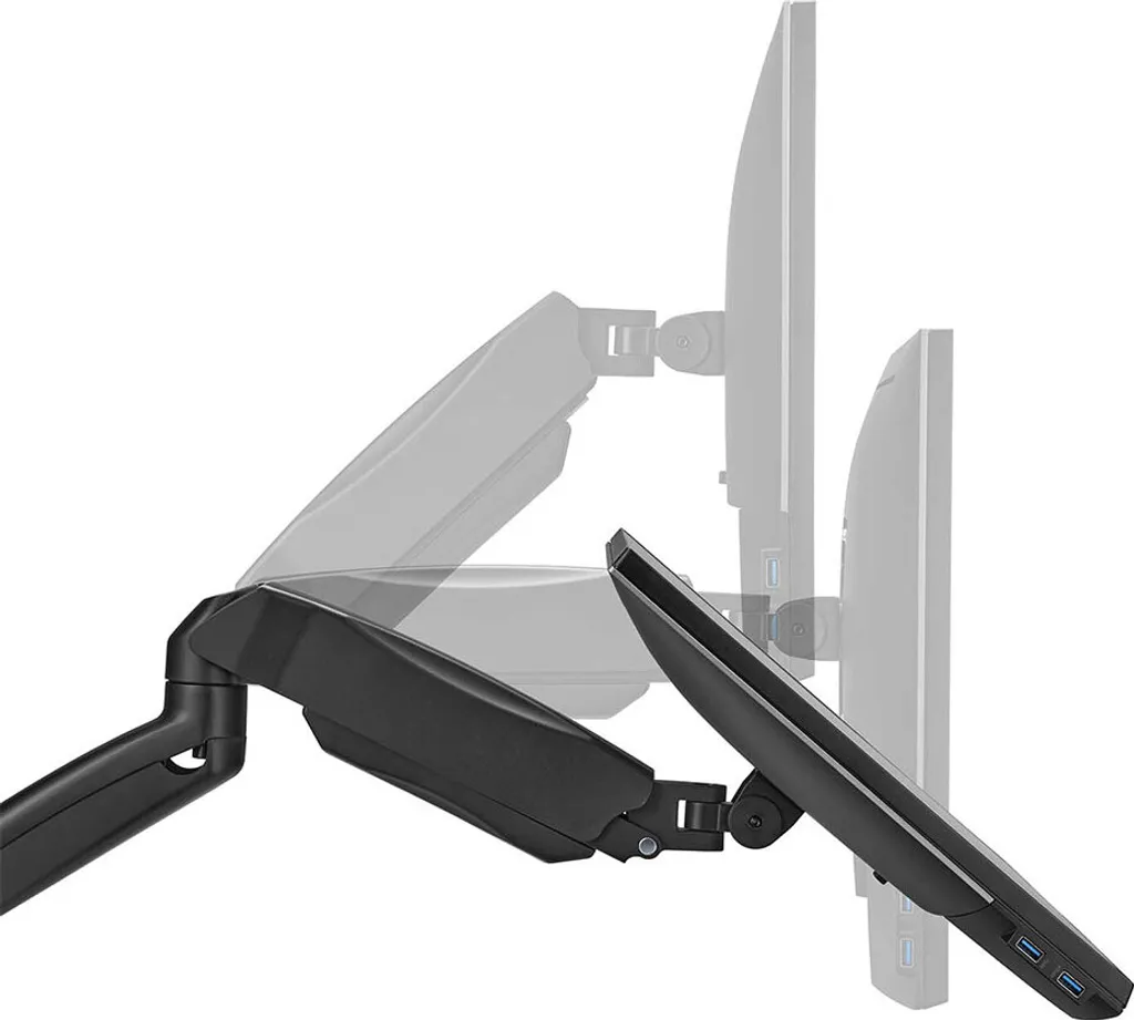 Support de Bureau pour 2 Écrans Aisens WT32TSR-225 - Bras Articulé
