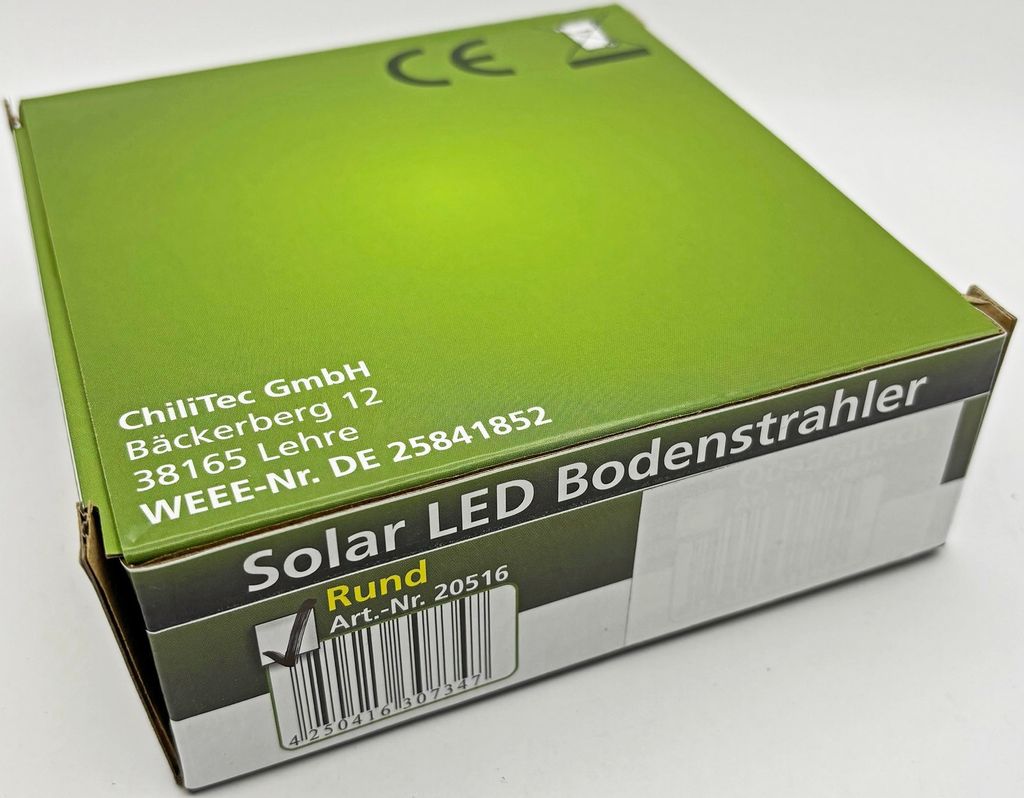 Solar LED Bodenstrahler "CTB-R", rund Produktbild 6
