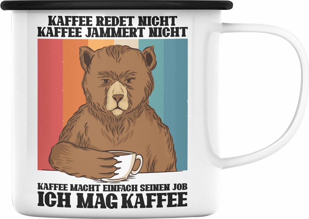 Trendation - Jobwechsel Geschenk Neuer Job Kollege Kollegin Abschiedsgeschenk Abschied Emaille TasseViel Spaß Bei Der Suche Nach So Einem Team Wie...