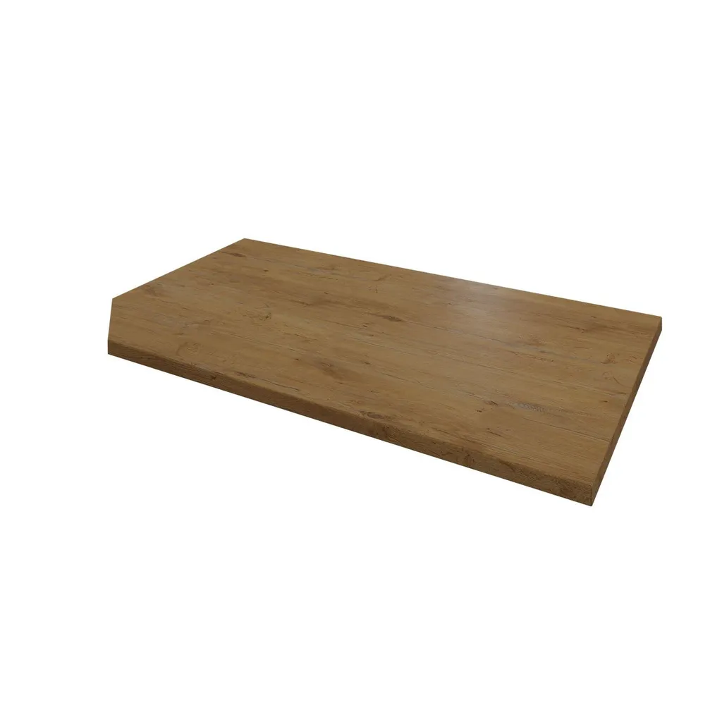Piano cucina 140x60x2,8 cm URBANO - rovere lancelot, versione sinistra
