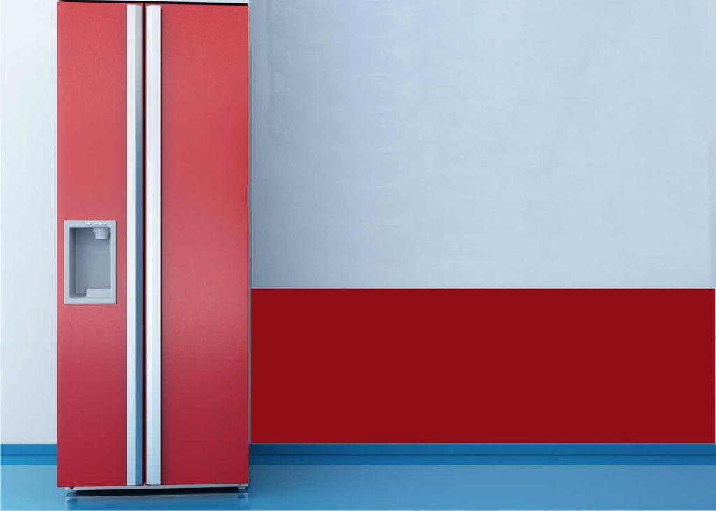 Klebefolie Wandschutzfolie matt - Meterware - in 4 Größen, 100 cm Folienhöhe dunkelrot