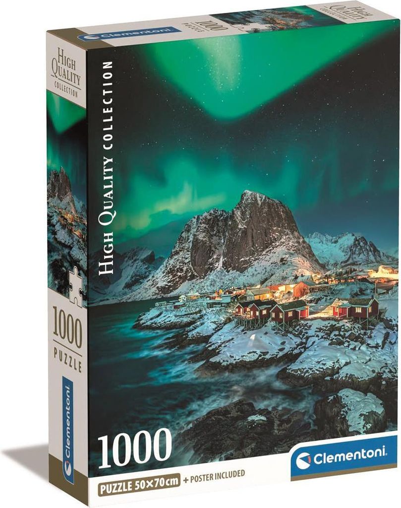 Clementoni puzzle 1000 Compact Lofoten Islandis 39775 Zdjęcie produktu 