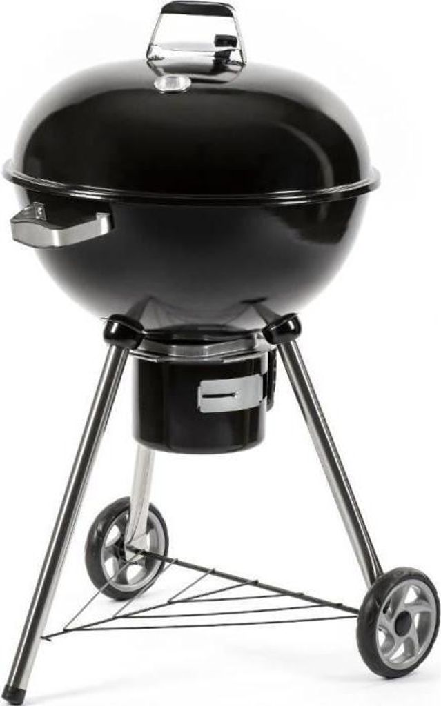 Holzkohlegrill, Fieldmann FZG 1016, 57 cm Grillfläche, Verchromter Grillrost 53 cm, Mit Thermometer und Deckel