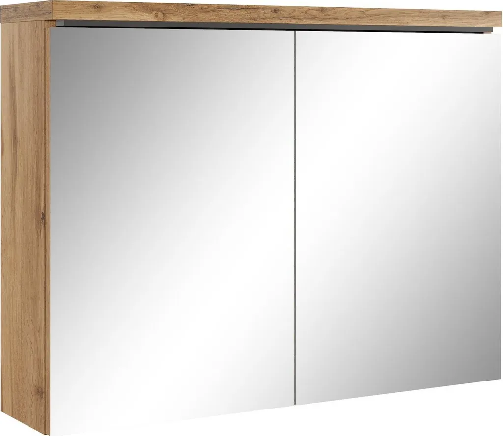Offerta Armadietto Paso 80x60 Rovere | Specchiera Bagno Salvaspazio