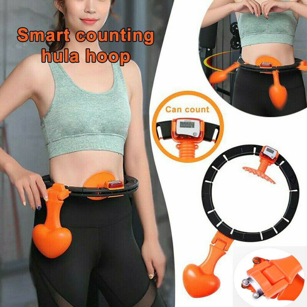 Smart Hula Loop Reifen mit Auto Counting Auto-Spinning Abnehmbare Fitness Hula 