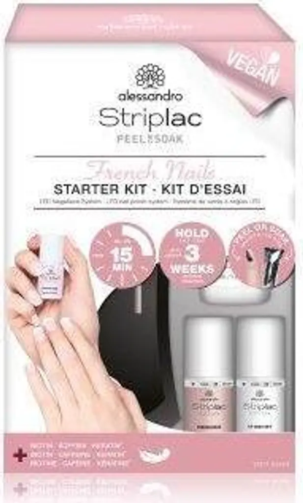 Kit Manucure Semi-Permanent French Nails Alessandro Striplac Complet LED - 3
