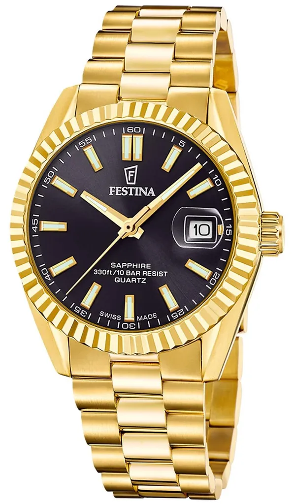Montre Festina F20086/B Idéale pour le Travail et Cérémonies pour Hommes