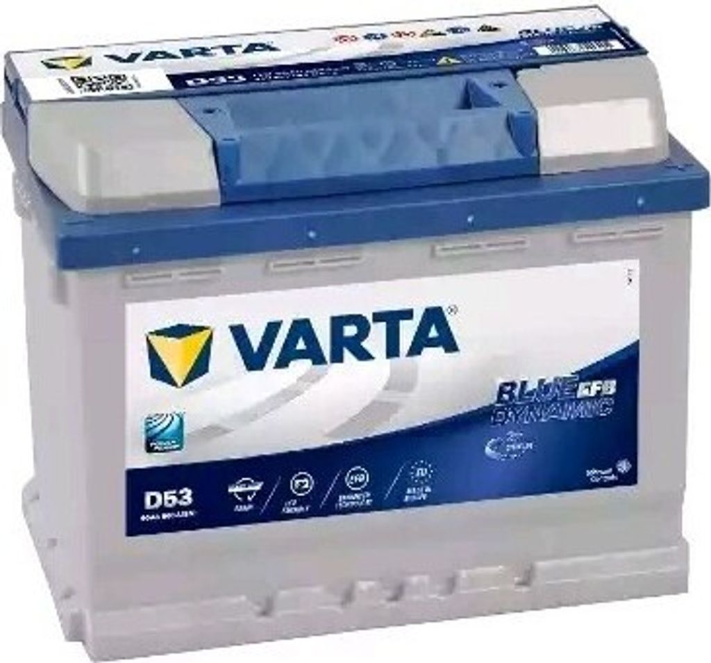 VARTA Blue Dynamic EFB N60: Leistungsstarke Starterbatterie Produktbild 