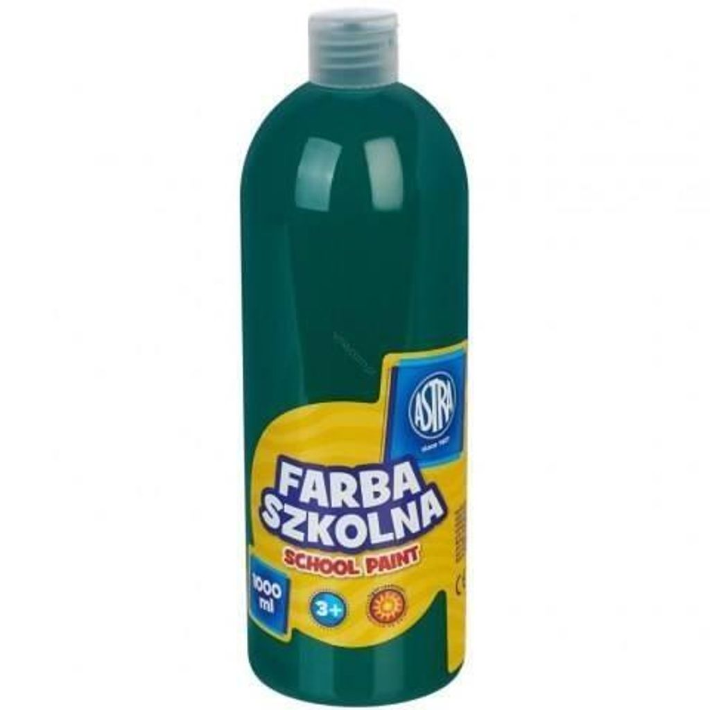 Astra Schulplakatfarbe 1000 ml - Grün dunkel