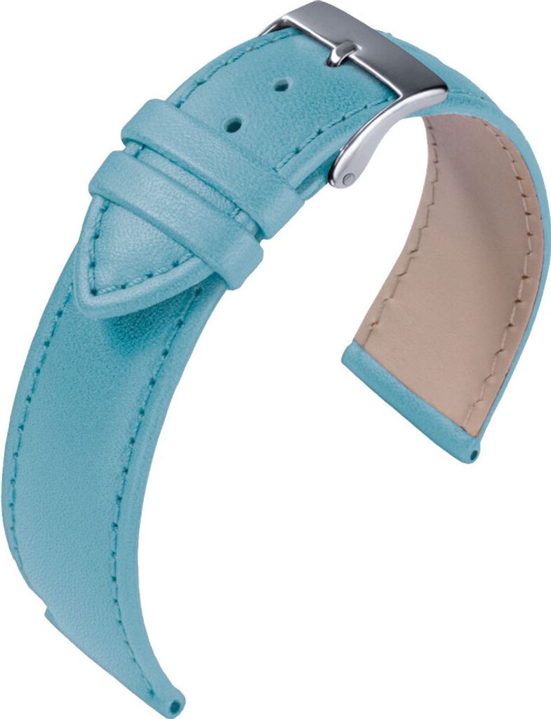 Eulit Taurus > Uhrenarmband Kalbsleder blau Produktbild 