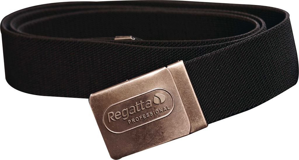 Regatta Herren Gürtel mit Stretch, Premium Arbeitskleidung RW1231 (Einheitsgröße) (Schwarz)