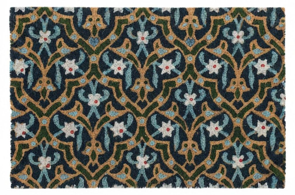 Tapis d'entrée Relaxdays en coco, style oriental, 40 x 60 Image du produit 