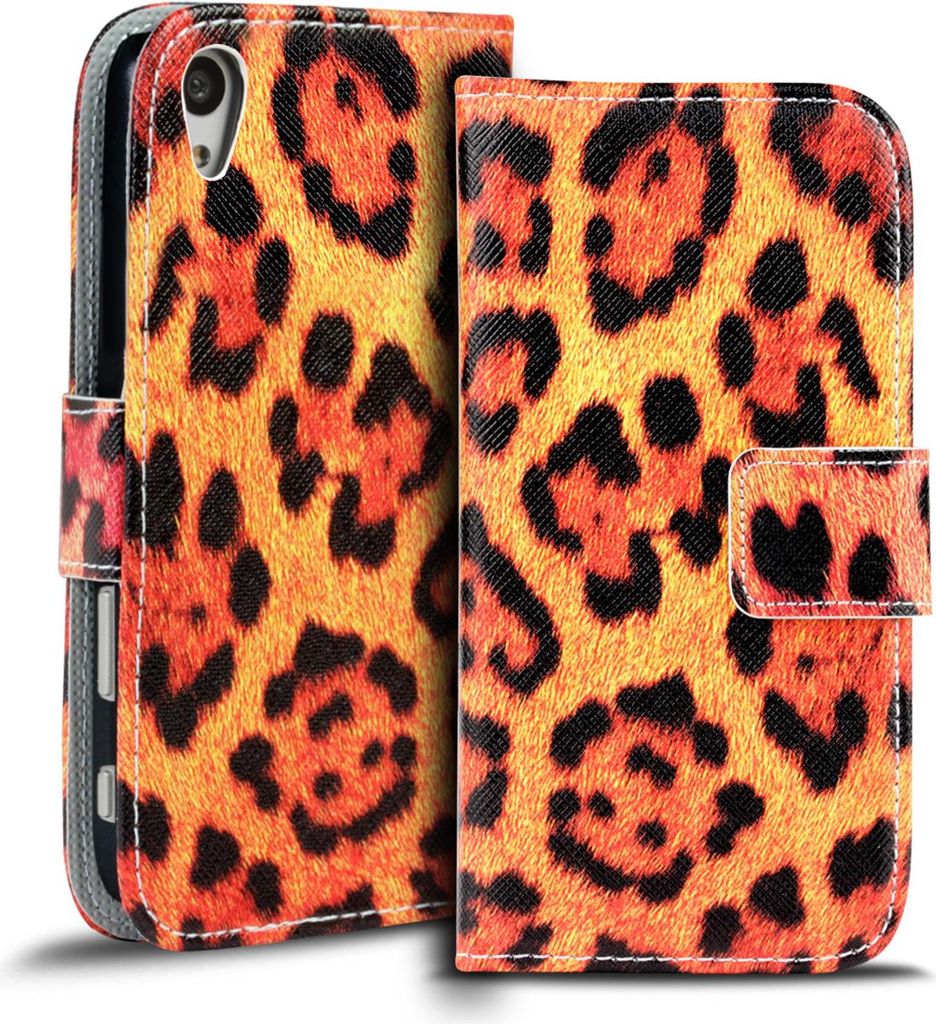 Handy Tasche für Sony Xperia M4 Aqua Hülle Kunstleder Motiv Schutzhülle Case