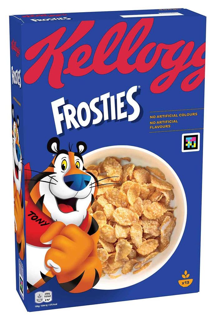 Kellogg‘s 6003120000 Kellogg‘s FROSTIES Cornflakes  400,0 Imagen del producto  Imagen generada por IA