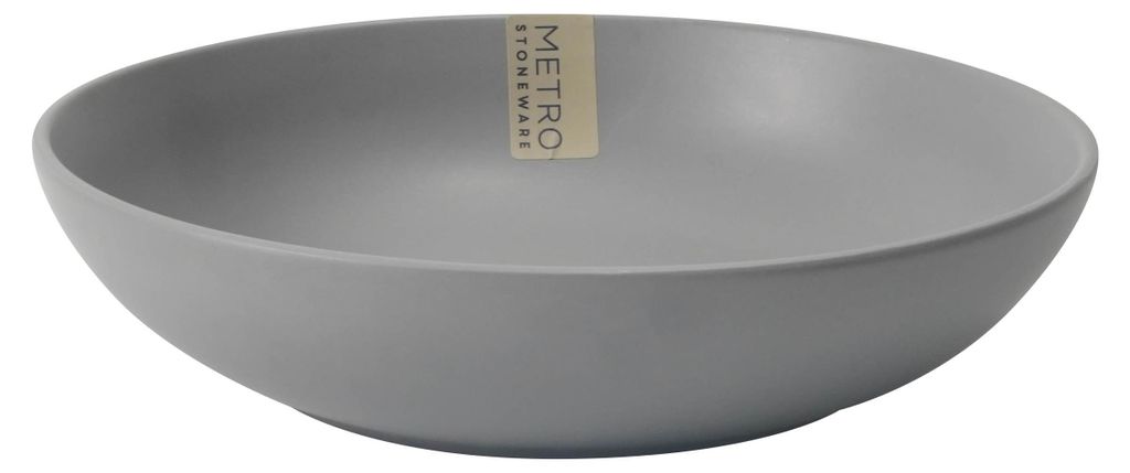 Hlboký tanier Metro ø 22 cm, sivý Obrázok produktu 