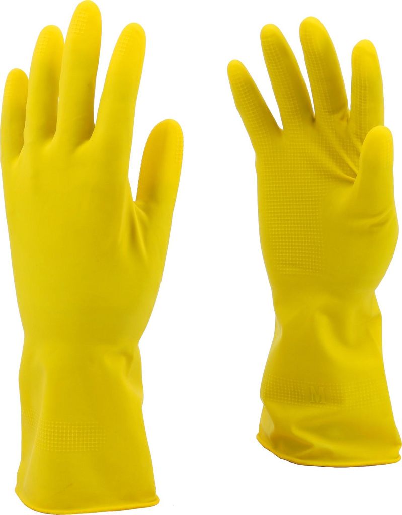 Arbeitshandschuhe , Haushaltshandschuhe, Latex strukturiert Gr. 7/S