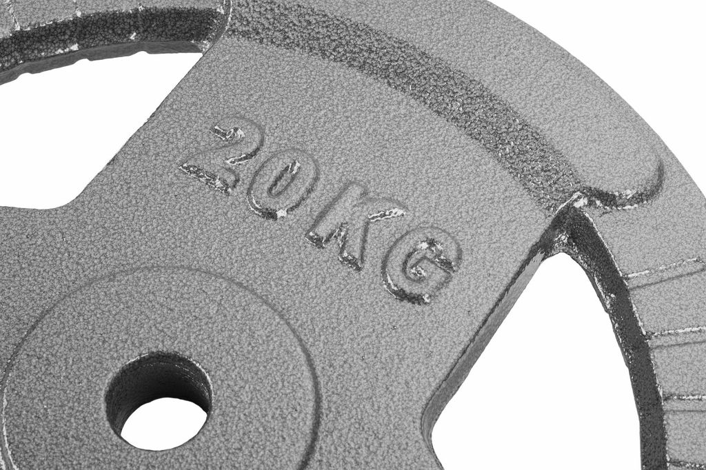 Zátěžový talíř Gymtek® - 20 kg závaží, ?30 mm - zátěžový Obrázek produktu 4