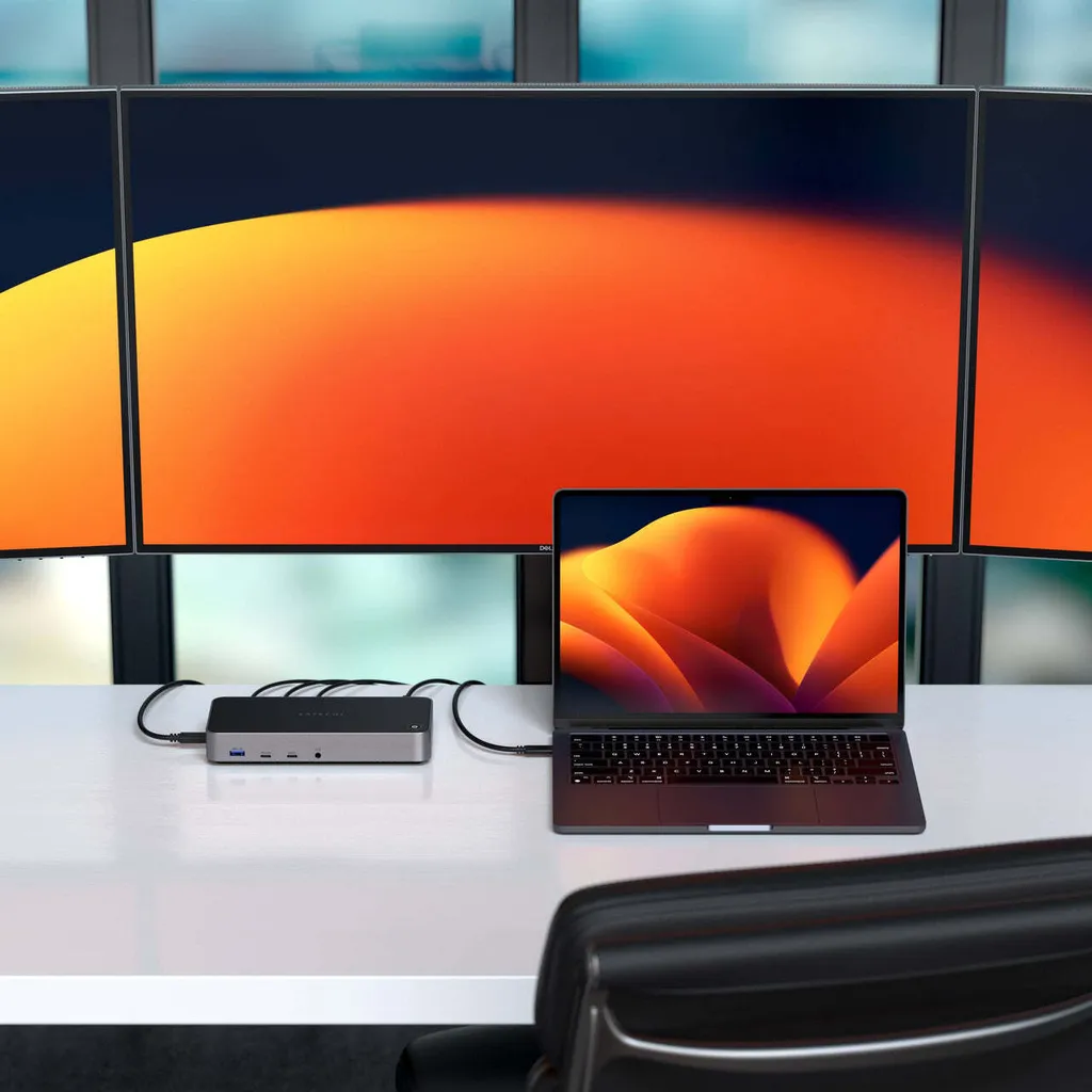 Solution Triple Écran 4K Satechi pour Ordinateur USB-C USB-A avec Câble - 16
