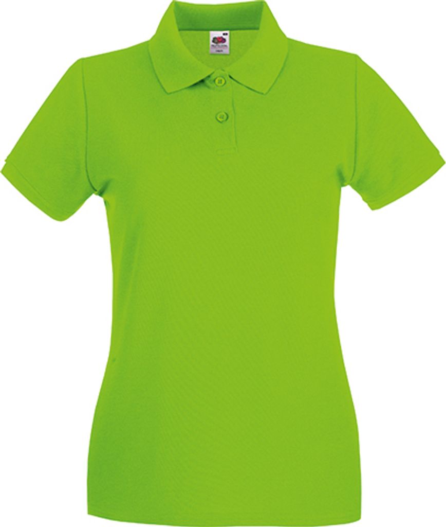 Fruit of the Loom - Lady-Fit Premium Polo - Lime - XS